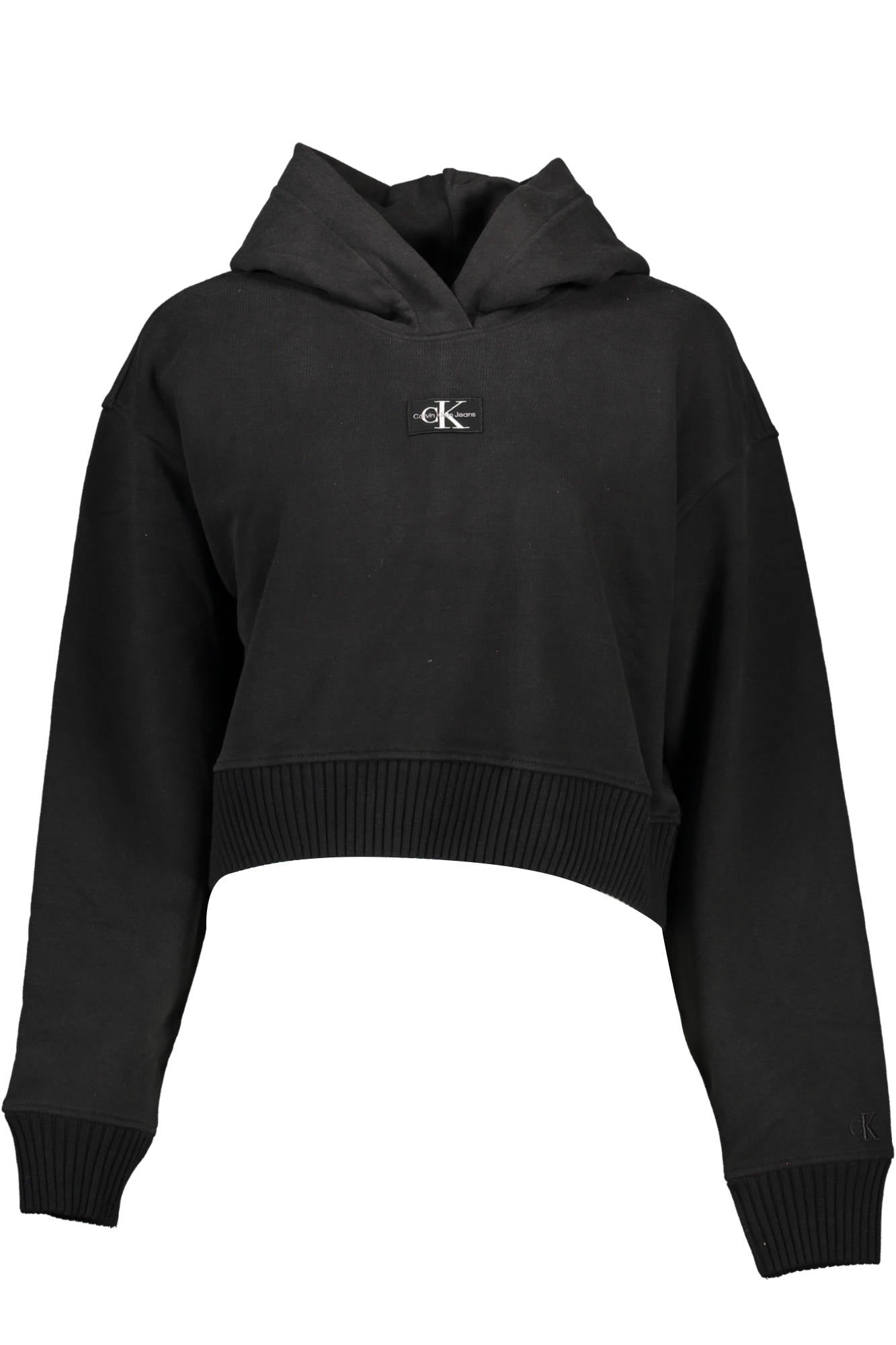 CALVIN KLEIN SWEATSHIRT WITHOUT ZIP WOMAN BLACK-0