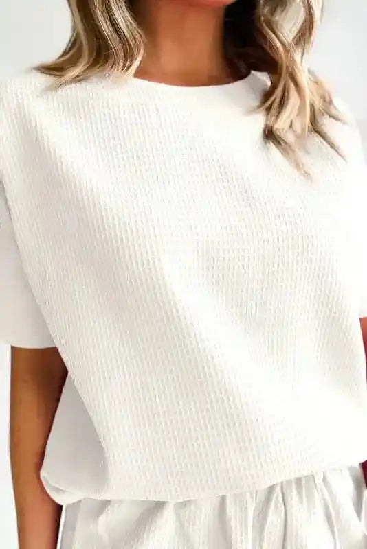 Casual Tee and Shorts Matching Set-2