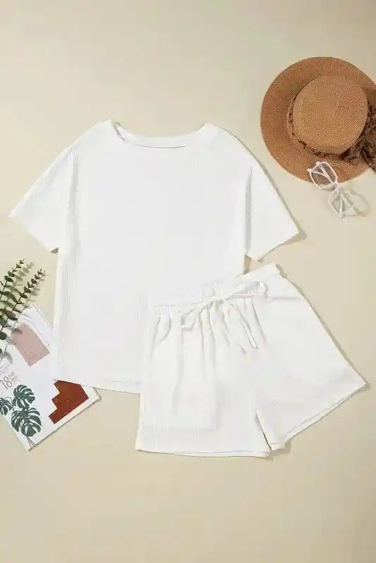 Casual Tee and Shorts Matching Set-3
