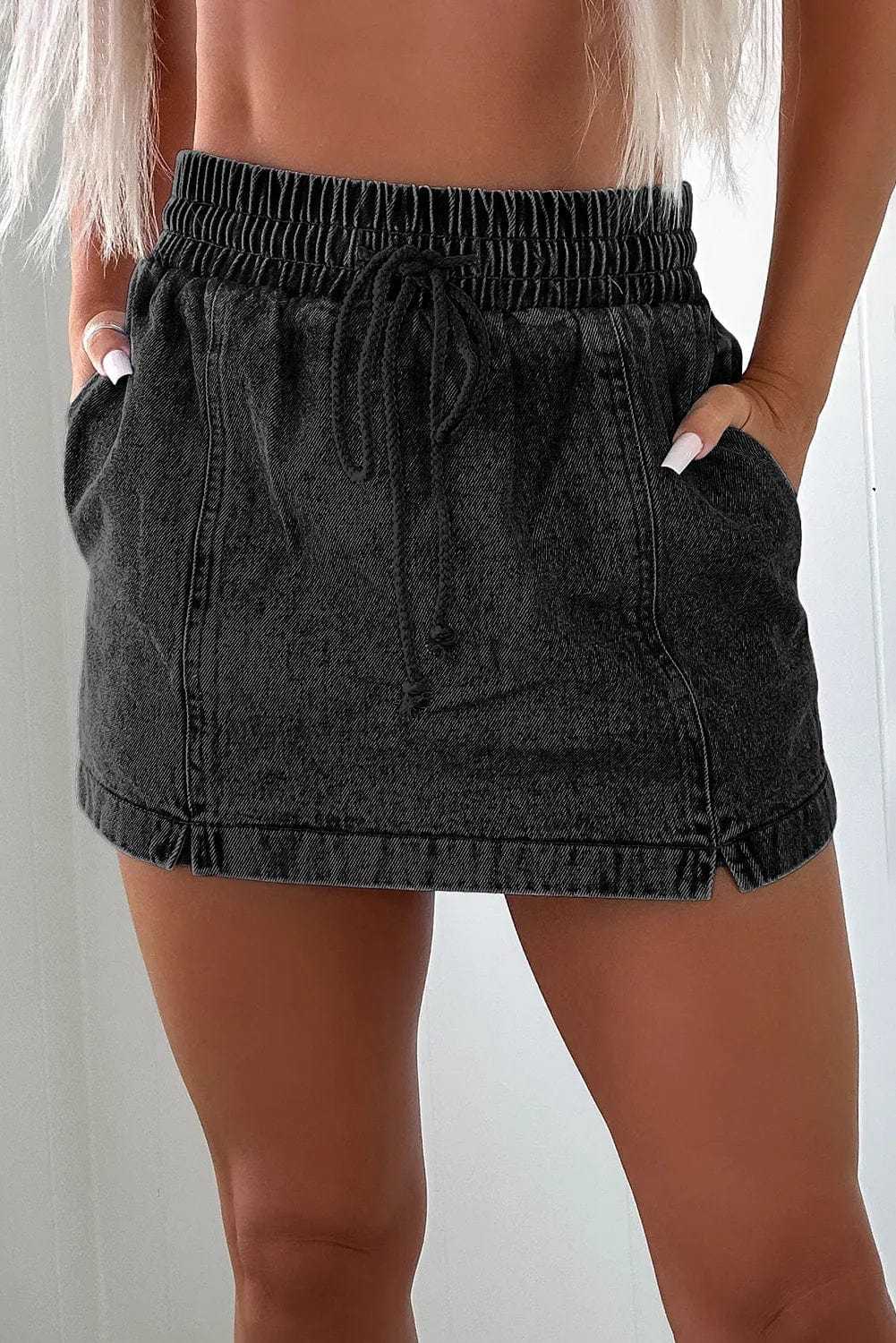 Urban Chic Denim Skorts-0