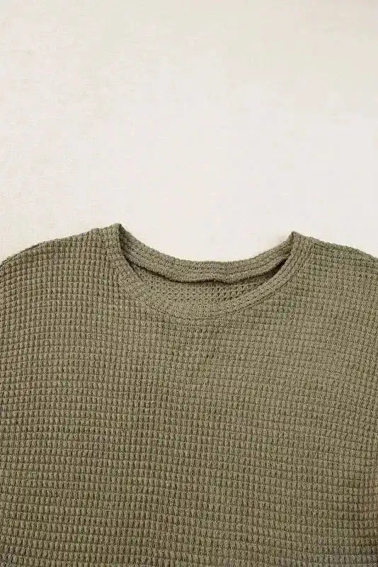 Textured Two Piece Shorts Set-4